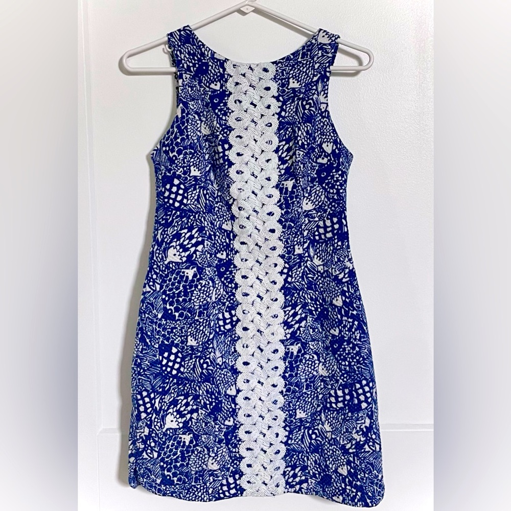 Lilly Pulitzer Navy Blue Shift Dress